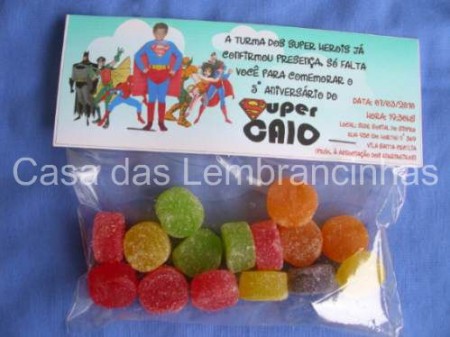 Convite Saquinho de Jujubas - R$ 2,50 und.